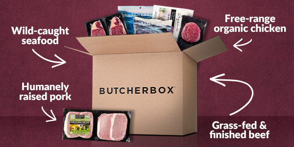ButcherBox: Wild-caught seafood, Free-range organic chicken, Humanely raised pork, Grass-fed & finished beef