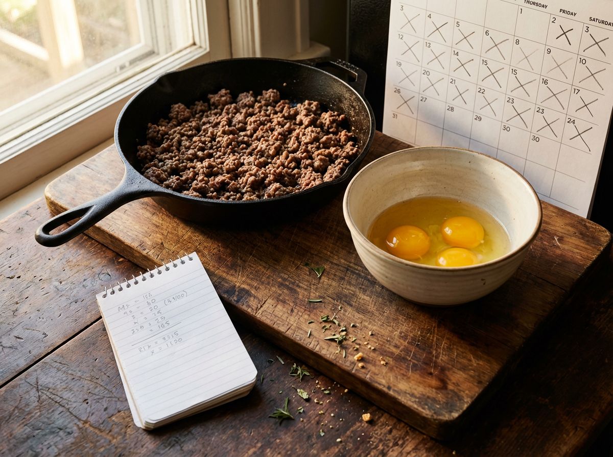 The $7/Day Survival Guide: Ground Beef + Eggs Protocol